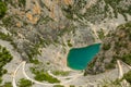 Imotski Blue Lake in Croatia Royalty Free Stock Photo