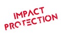 Impact Protection rubber stamp