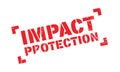 Impact Protection rubber stamp