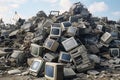 Obsolete Technology Heap Royalty Free Stock Photo
