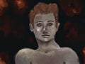 Impasto Man - Digital Painting