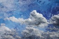 Impasto Sky Royalty Free Stock Photo