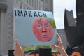 Impeach Now rally in New York City Royalty Free Stock Photo