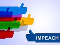 Impeach Thumbs Up Agreement To Remove Corrupt President Or Politician