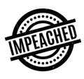 Impeached rubber stamp Royalty Free Stock Photo