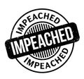 Impeached rubber stamp Royalty Free Stock Photo