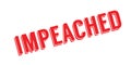 Impeached rubber stamp Royalty Free Stock Photo