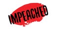 Impeached rubber stamp Royalty Free Stock Photo