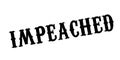 Impeached rubber stamp Royalty Free Stock Photo