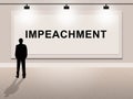 Impeachment Sign To Impeach Corrupt President Or Politician