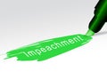 Impeachment Writing To Impeach Corrupt President Or Politician