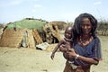 Impending famine in Afar by climate change Royalty Free Stock Photo