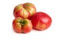 Imperfect heirloom organic tomato Royalty Free Stock Photo