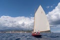 Classic sailing yacht