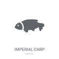 Imperial Carp icon. Trendy Imperial Carp logo concept on white b