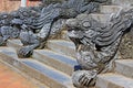 Dragon Stair In Hue Imperial City, Vietnam UNESCO World Heritage Royalty Free Stock Photo