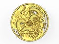 Imperial dragon ornament