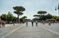 Imperial Fora Fori Imperiali urban scene in Rome