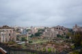 Imperial forums view, Rome, Italy. Roma landscape