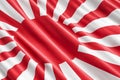 Imperial Japanese Army flag background, 3D rendering Royalty Free Stock Photo