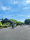 Imperial Palace East garden in Tokyo Royalty Free Stock Photo