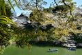 Imperial palace garden boat trip cherry blossom spring