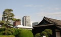 Imperial Palace Gardens Buildings, Tokyo Royalty Free Stock Photo