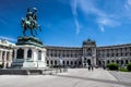 Imperial Palace Hofburg And Famous Square Heldenplatz In The Inner City Of Vienna In Austria Royalty Free Stock Photo