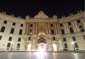 Imperial Palace at night - Vienna Royalty Free Stock Photo