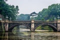 Imperial Palace & Nijubashi Bridge, Tokyo Royalty Free Stock Photo