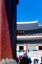 The Imperial Palace, South Korea scenic spot - Gyongbokkung Royalty Free Stock Photo