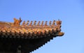 Imperial roof decoration Royalty Free Stock Photo