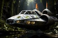 Imperial Shuttle, abandoned in tropical forest, Star Wars Inspirations