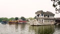 Imperial Summer Palace, Beijing. Famous Marble boat on Kunming Lake Royalty Free Stock Photo