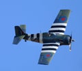 Imperial War Museum. Duxford, Cambridgeshire, UK. 2019 Battle of Britain air show. Grumman martlet. Royalty Free Stock Photo