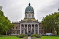 The Imperial War Museum Facade with Naval Cannons in London, England