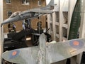 Imperial War Museum in London hosts airplanes, tanks and objects from the World War I an II