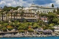 Imperiale Palace hotel in Santa Margherita Ligure Royalty Free Stock Photo