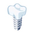Implant Isometric Dentist Composition