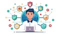 They implement and enforce network security policies and procedures to protect sensitive data and prevent unauthorized access Royalty Free Stock Photo