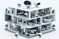 Implement IoT in camera protection strategies, focusing on news coverage prevention and modem security.