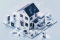 Implement secure networking infrastructure across cityscapes using Security technology with network command, ensuring biometric in