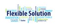 Flexible Solution Word Cloud