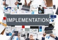Implementation Achieve Effect Installing Perform Concept Royalty Free Stock Photo