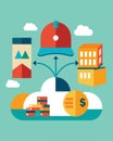 Implementing a capandtrade system where companies are given a limit on the amount of production but can buy and sell