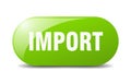 import button. import sign. key. push button. Royalty Free Stock Photo