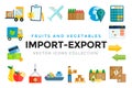 Import export fruits and vegetables delivery