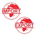 Import Export Rubber Stamps