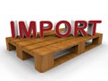 Import good concept Royalty Free Stock Photo