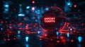 Import tariffs increase concept with digital elements. Royalty Free Stock Photo